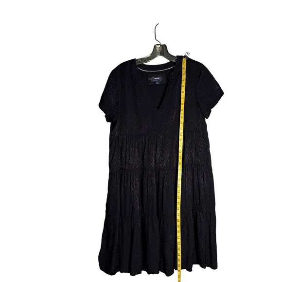 Maeve By Anthropologie Sacha Jacquard Tiered Tunic V-Neck Short Sleeves Small - Picture 5 of 10